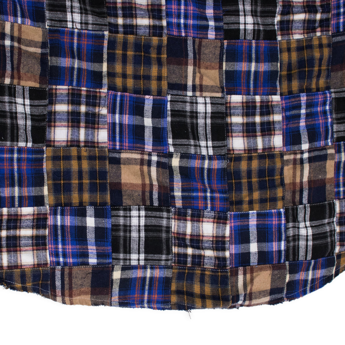 MULTICOLOR PLAID POCKET FLANNEL