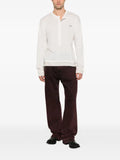 Ann Demeulemeester layered-effect Henley-neck T-shirt