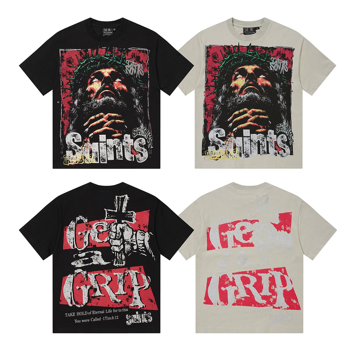 SAINT Portrait Graphic T-Shirt