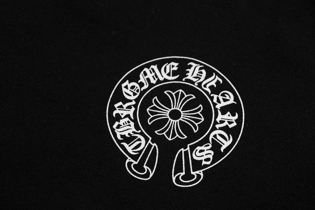 Chrome Hearts Horseshoe Graphic Crewneck Sweatshirt