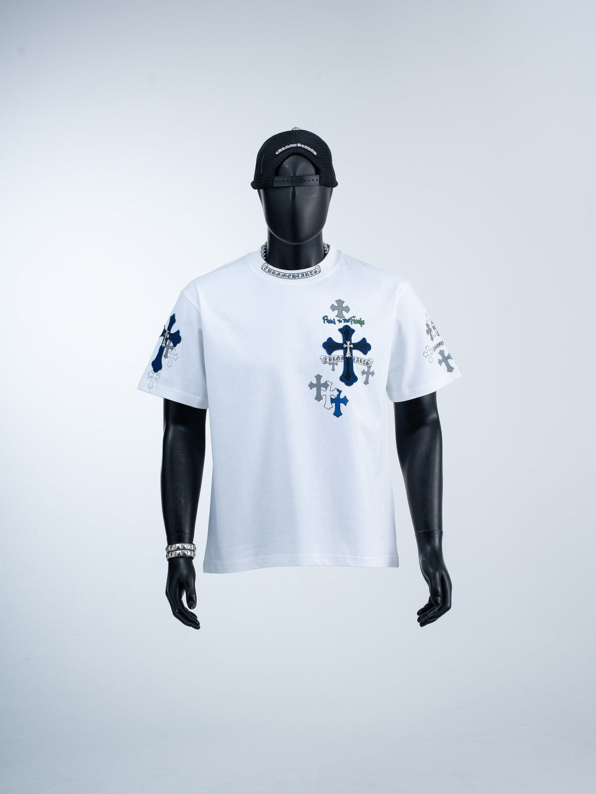 Chrome Hearts Cross Graphic Short-Sleeve T-Shirt
