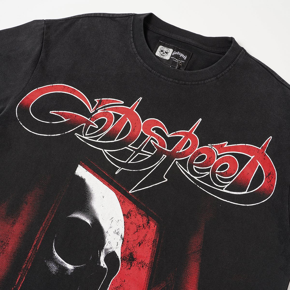 Godspeed Skull Graphic T-Shirt