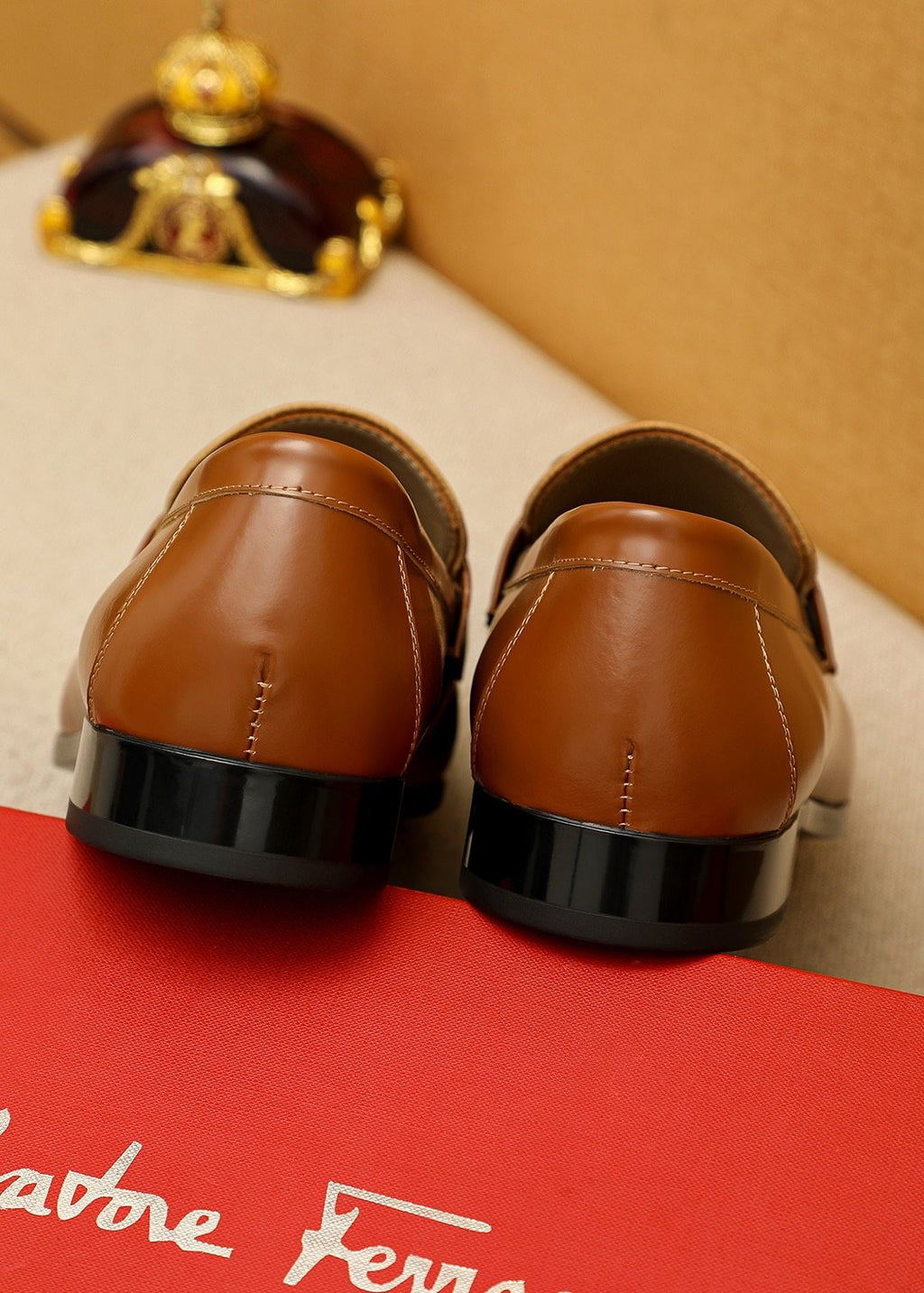 Salvatore Ferragamo Men's Buckle Slip-On Loafers